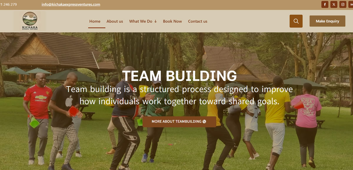 team building event management in Kenya